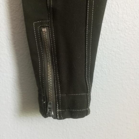 GHO DHO Riding Breeches SZ 24 Green Crocodile Print Re-Inforced Leg Equestrian - Picture 8 of 14